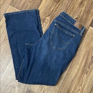 Lee Dark Blue Straight Leg Jeans